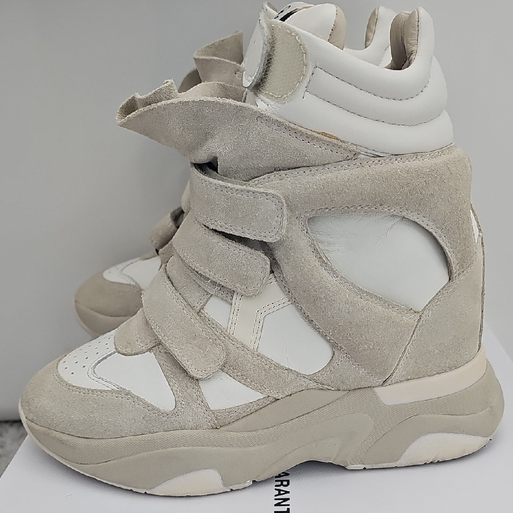 Isabel Marant Monumental Bask Balskee Sneaker - Picture 4 of 12